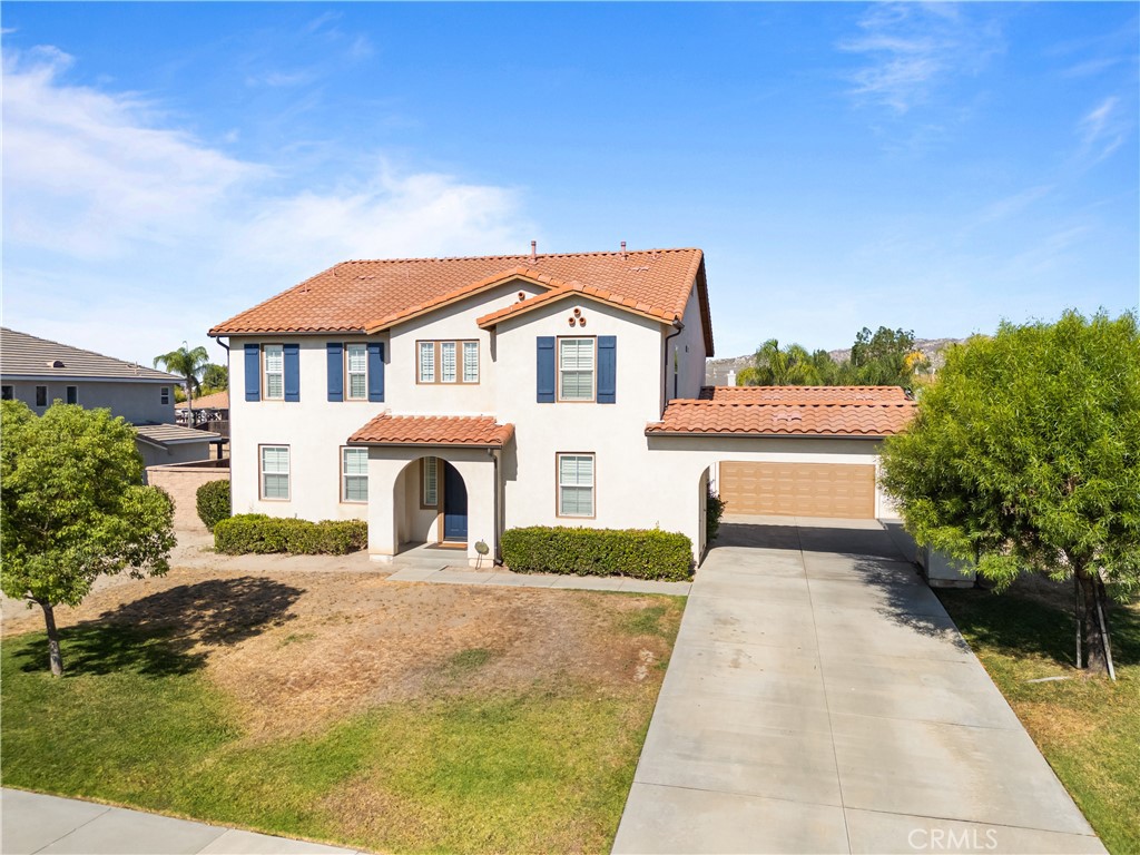 Welcome to 13355 Canterbury Downs Way, an exceptional two-story home situated on a large lot in one of Moreno Valley’s most desirable neighborhoods. This spacious residence offers 5 bedrooms and 4 bathrooms with a bright and functional layout that’s perfect for families or multi-generational living. Inside, you'll find generous living spaces, a well-appointed kitchen, and great natural light throughout.
Step outside to your own private retreat—this backyard is built for entertaining and relaxing. Enjoy a sparkling pool and spa, a built-in BBQ grill with an outdoor bar, and a fully detached structure that includes a full bathroom, offering added convenience for guests and poolside use. The backyard also features a covered patio, and plenty of open space to customize as your own. The extended driveway, 2-car garage, and potential RV or boat parking add extra versatility to this already impressive property. With low HOA dues and located close to shopping, parks, schools, and freeway access, this home offers the perfect combination of comfort, space, and lifestyle. Don’t miss your chance to own this resort-style property in Moreno Valley.