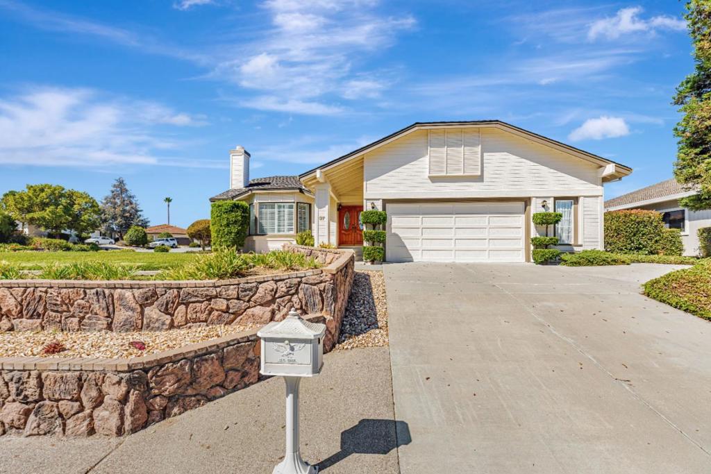 Welcome to this single-story gem located in the desirable Ridgemark Golf Club community in Hollister. Set on a generous 11,333 sq. ft. corner lot, this residence offers 1,959 sq. ft. of comfortable living space designed for both style and functionality. Inside, youll find a bright and inviting floor plan featuring 3 spacious bedrooms and 2 full bathrooms. The kitchen has been tastefully updated with modern finishes, while the entire home has been freshly painted inside and out. The ample living room is filled with natural light, creating a warm and welcoming atmosphere for gatherings. Step outside to enjoy the expansive backyard with a built-in BBQ area and deck, perfect for entertaining or relaxing in the serene setting of this gated golf community. This home combines modern updates with a prime location ideal for those seeking comfort, convenience, and the lifestyle Ridgemark has to offer.