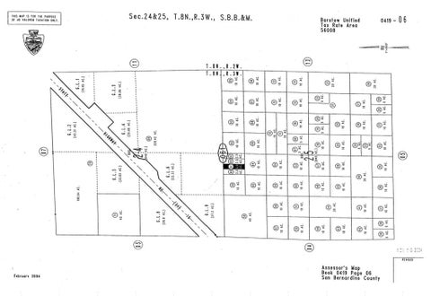 Photo of 0 Near Hodge two half acres, Barstow, CA 92311 (MLS # CV26208812)