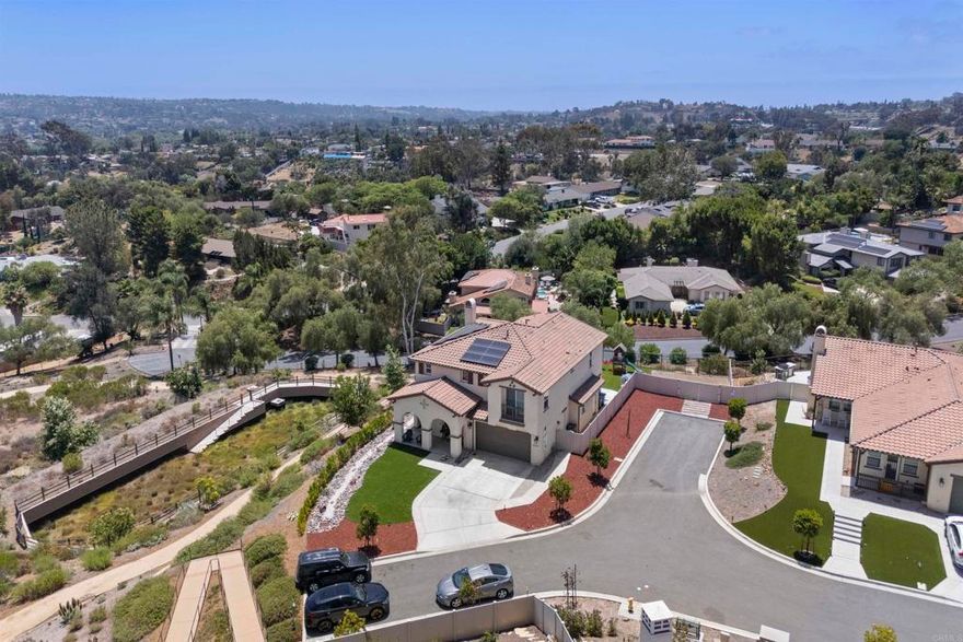 PRICE IMPROVEMENT in the highly desirable Bonita’s Exclusive Carriage Hill Gated Community. This Move-In Ready Luxury Two-Story home has 5 Spacious Bedrooms, including a PRIVATE Gen-Suite (downstairs) with separate entrance, 4.5 Designer Bathrooms, and a 2-Car attached garage with 3,197 sqft of open living space—perfect for multi-generational living or hosting guests in style with SOLAR and this meticulously designed residence is nestled within a quiet and intimate corner of the community. The Gen-Suite features an optional wet bar and private entry, providing comfort, privacy, and flexibility for extended family or rental opportunities. Premium upgrades include a fully paid solar energy system (17 panels), water filtration system, advanced home security alarm, high-end appliances, and custom electrical options throughout. Designer finishes add an elevated touch to every room. Located just minutes from the Bonita Golf Course, top-rated schools, scenic trails, shopping, and dining—this is Southern California living at its finest. Don’t miss this exceptional home in one of Bonita’s most sought-after gated communities. Schedule your private tour today!