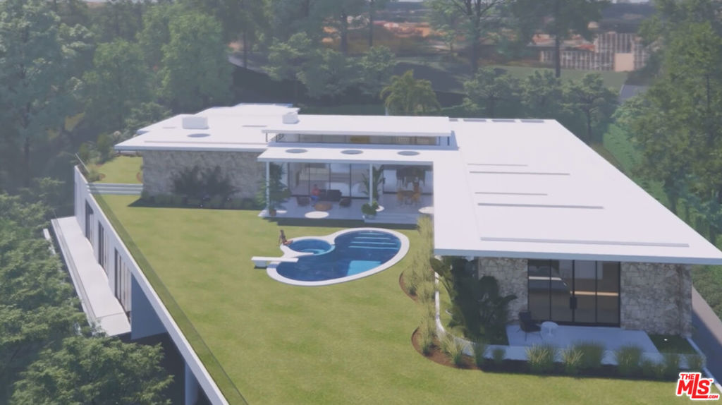 Rare opportunity to develop a 10,000 SF RTI estate on a magnificent 1.4-acre lot with sweeping views from Bel-Air to the Pacific Ocean. Mid-century modern-inspired home designed by renowned architect, William Heffner, AIA. The spacious primary suite includes a spa-like bathroom with skylight to provide natural light. The lower level offers additional bedrooms, gym, theater, wine room, bar, and lounge area. Glass doors throughout the home open for seamless indoor/outdoor living. The outdoor oasis offers a large patio for dining alfresco, flat grassy lawn, pool with spa, and sweeping views. There are also plans for a 21,000 SF RTI SAOTA-designed estate. Leave your mark on the most prestigious street in Bel-Air.