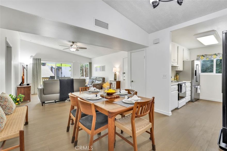 Rare Opportunity in Serrano Creek Villas!

Welcome to this rarely available 3-bedroom, 2-bath upper-level condo, beautifully renovated and move-in ready. The home features rich, custom thick white oak wood flooring, dual-pane windows throughout, and a newer Hydronic HVAC system for year-round comfort. Fresh interior paint and soaring vaulted ceilings create a bright, open, balcony just renovated by HOA and airy atmosphere.



The Serrano Creek Villas community offers resort-style amenities, including a sparkling pool, relaxing spa, clubhouse, and ample guest parking. HOA dues include water and trash service. Parking is a breeze with your own assigned covered carport.



Ideally located just minutes from Whiting Ranch Wilderness Park, shopping, dining, entertainment, and quick 241 freeway access. Don’t miss your chance to own this exceptional home in one of the area’s most sought-after communities! Community is Fannie, FHA & VA approved.