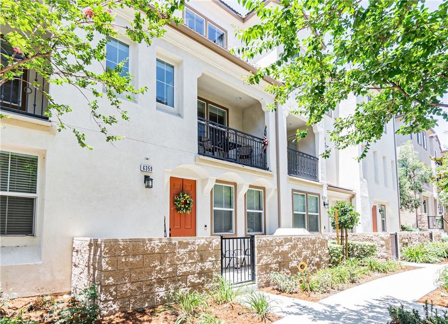 **3% ASSUMABLE LOAN** Don’t miss this rare opportunity to own 6359 Serpens Court, Eastvale, CA — with an assumable loan at an unbeatable 3% interest rate! This stylish and low-maintenance townhome offers 2 spacious bedrooms, 2.5 bathrooms, and a functional open-concept layout designed for comfort and convenience.Located in a well-maintained and amenity-rich community, this home features a modern kitchen with granite countertops, stainless steel appliances, and ample storage. Upstairs, both bedrooms are generously sized, with the primary suite offering an en-suite bathroom.
Home has  a cozy front patio space and access to fantastic community amenities including parks,  playgrounds, and Pool/Spa. Attached garage parking adds to the convenience of this turnkey property. Bottom open room, can possibly be used a 3rd bedroom! With its desirable location, well-appointed features, and assumable low-interest loan, this home is a smart move in today’s market. Schedule your private showing today!