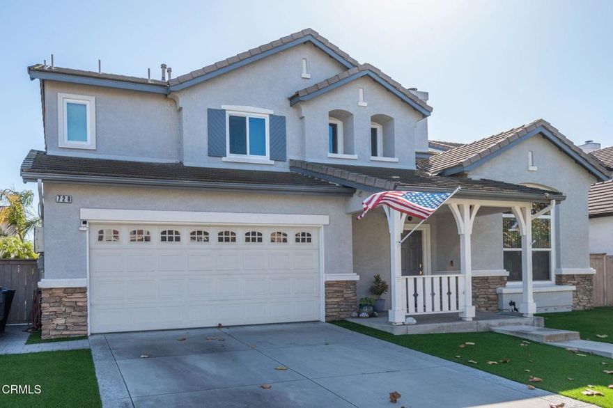 Rarely Available & Highly Desirable Floorplan!Welcome to this beautifully upgraded and meticulously maintained home offering nearly 2,400 sq. ft. of comfortable living space in a highly sought-after neighborhood. This spacious 4-bedroom, 3.5-bathroom residence features high ceilings, a versatile floorplan, and tasteful upgrades throughout.Step into an inviting living area with bamboo wood and tile flooring, ceiling fans in most rooms, and a thoughtfully updated kitchen showcasing granite countertops, a large center island, and soft-close maple cabinetry. Ideal for multigenerational living or guests, the home includes a downstairs bedroom with an adjacent 3/4 bathroom.Upstairs, you'll find three additional bedrooms plus a generously sized bonus room--perfect for a home office, playroom, or potential 5th bedroom. Enjoy energy efficiency with a solar power system and low-maintenance landscaping with artificial grass in both the front and backyard.Located near St. John's Hospital, top-rated schools, convenient shopping, and The Collection at River Park, this move-in ready home combines comfort, style, and convenience.Don't miss this rare opportunity . . . schedule your tour today or attend our open house!