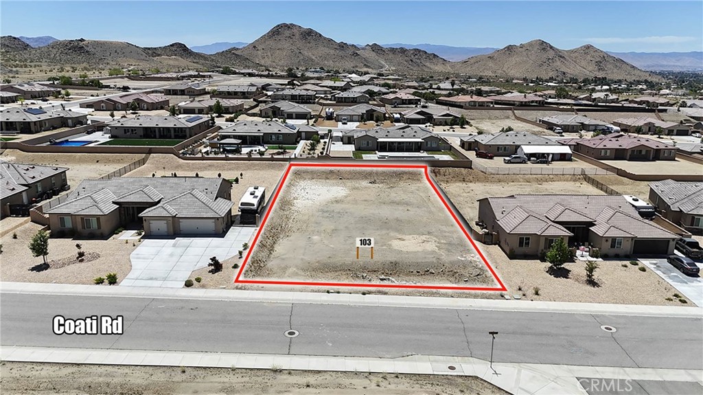 Experience elevated desert living on this beautiful land lot in North Apple Valley, offering serene views of the surrounding mountains and a peaceful sense of privacy. Nestled within a secure gated community, this property provides the perfect balance of safety, tranquility, and convenience. Enjoy the quiet beauty of the High Desert while still being just minutes from the I-15 freeway—ideal for commuters looking to build their dream home in a scenic, accessible location.