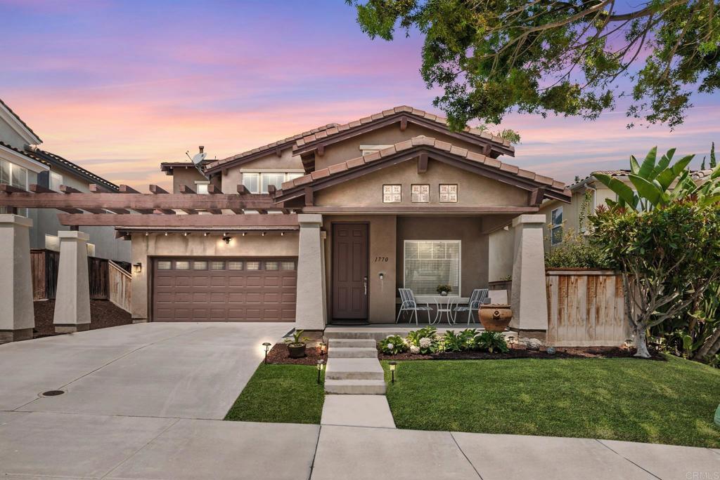 Many Recent Upgrades & Move-In Ready! Located in the sought-after Winding Walk community of Otay Ranch, this beautifully maintained home blends modern features with timeless comfort. Step inside to a cozy living room with soaring ceilings and plenty of windows, creating an open, light-filled space. You’ll love the new luxury vinyl flooring throughout the main living areas along with tasteful neutral tile in the kitchen and breakfast area. New plush carpet in the bedrooms—adding warmth and style. Shutters in some of the bedrooms. The open-concept kitchen features a spacious center island and flows seamlessly into a generous family room, perfect for entertaining and everyday living. Recent upgrades include new toilets, modern sinks, fresh interior paint, stainless steel appliances, and a newer microwave and dishwasher. Paid-off solar at close along with a battery backup means savings for you. With a light and bright interior and a popular floor plan, this home offers the perfect balance of comfort, style, and convenience. Enjoy resort-style community amenities, including two sparkling pools, a hot tub, sport courts, hiking and jogging trails, a playground, BBQ area, and a beautifully appointed clubhouse.