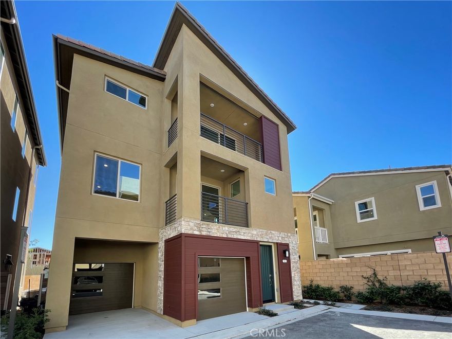 Premium location with beautiful park view! This newer detached home features 2505 sqft, 3 bedrooms and 3.5 baths plus an office. Very bright and light, wood flooring, first floor spacious bedroom with walk-in closet, bathroom with shower, sliding door to the privacy backyard. Second floor is main living space, open floorplan, kitchen with white cabinets, quartz countertop, stainless steel appliances, refrigerator, microwave, gas stove, dishwasher, window overlooking community park and mountain. Living room with deck. An office perfect for work-at-home. On third floor, you will find an expansive primary bedroom with deck, master bath with double sinks, shower, walk-in closet. Community amenities include beach-entry pool, spa, cabanas, BBQ areas, fireplaces with seating, a turf play area, pickleball courts, etc. Saddleback valley unified schools, close to freeways, Spectrum shopping center. This home is a must see!