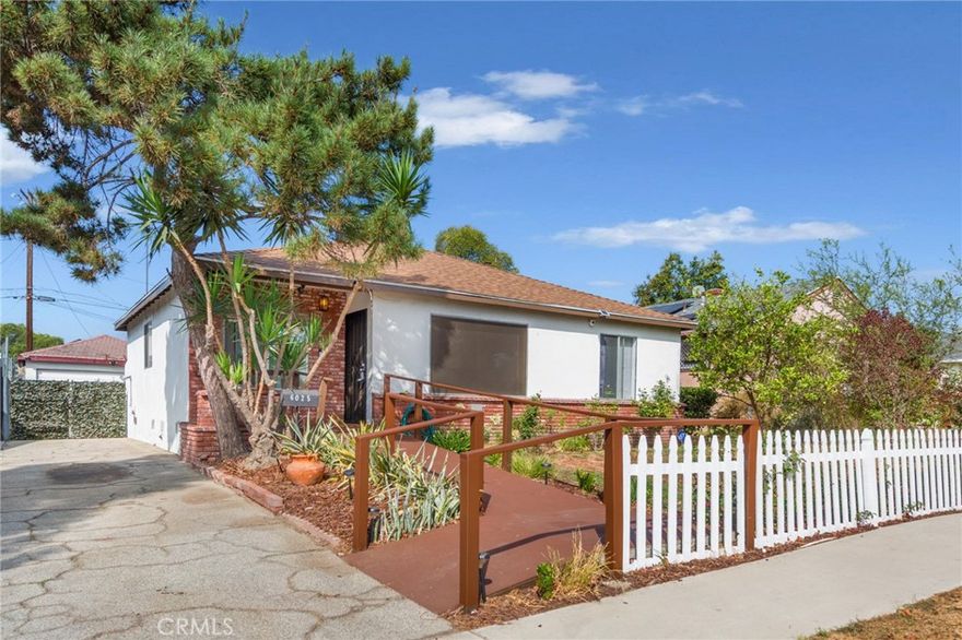 Great fixer in North Hollywood! 3 bedrooms, 2 bathrooms, Den, and addition! Living room with fireplace, hardwood floors, dining area. Kitchen with tile counter tops, newer laminate flooring, and lots of cabinets. Laundry area in the kitchen. Den with hardwood floors and sliding door to the addition. Ideal floor plan with 3 spacious bedrooms, full bath and 3/4 bathroom off hallway. Big backyard with patio area, fruit tree, and plenty of space to enjoy. 2 car detached garage with space behind the garage, perfect for a possible ADU! Large driveway. Central air & heat, (not in working condition). Lovely front yard with a white picket fence! Well located near the NOHO West shopping mall, NOHO Arts district, Porto's Bakery and Cafe in Burbank, Coral Cafe in Burbank, North Hollywood Park and Recreation Center, Freeway access!