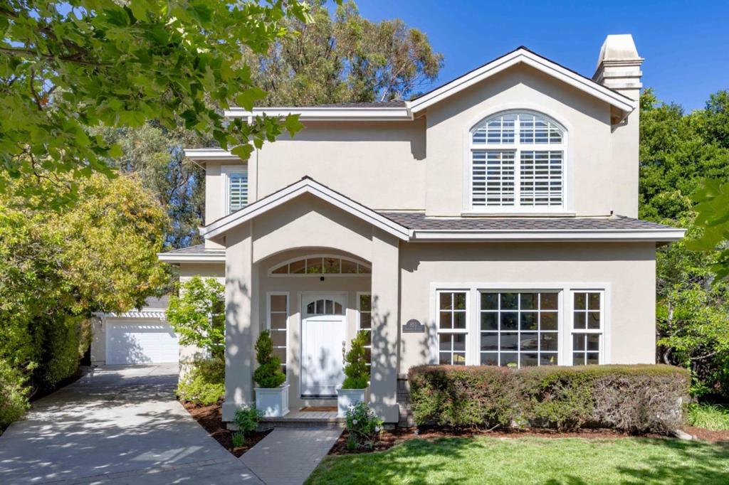 Tucked away on more than a quarter acre of land near the Los Altos border, this classic home pairs timeless curb appeal with thoughtfully refreshed interiors and a wonderfully versatile layout. Refinished hardwood floors, new carpet, and abundant natural light create a warm and inviting atmosphere across two spacious levels. The main living areas are ideal for both relaxing and entertaining, with large formal rooms, two cozy fireplaces, and a granite-appointed kitchen that flows into a casual breakfast area and walk-out family room. Five bedrooms offer flexibility for a variety of needs, including a comfortable primary suite and a privately situated guest suite perfect for visitors or extended family. Outside, a generous deck shaded by mature trees offers a quiet spot to unwind amid lush surroundings. All of this in a prime location just minutes from downtown Los Altos and The Village at San Antonio Center, with top-ranked Fletcher Middle and Gunn High School a short walk away.
