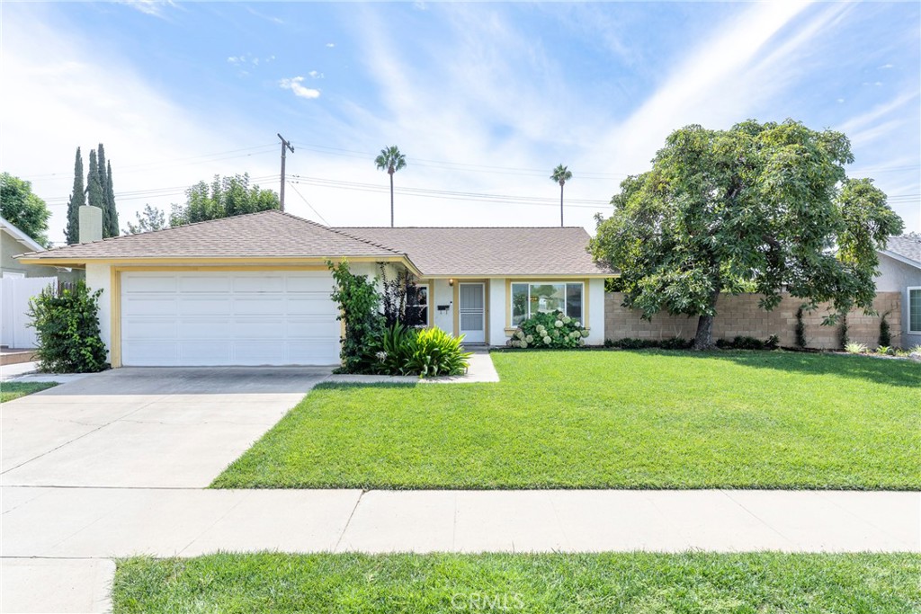 This charming 3 bedroom, 2 bath single story home has been lovingly lived in by the original owner for over 50 years. The large lot truly offers endless possibilities, from extra living space, a swimming pool and large gatherings with family & friends. The yard has three varieties of apple trees, a guava tree and a mature avocado tree. The current homeowner has graciously upgraded the home with several big ticket items in the last few years. Those upgrades include: dual pane windows, a completely new roof, HVAC system, sprinkler systems, landscape & pavers, termite treatment, interior paint and a new stove. The primary bedroom comes complete with a convenient upgraded en suite bathroom.
This well maintained home is a blank slate waiting to be filled with love & laughter as it has been since the owner moved in.
Situated in a top notch school district, close access to shopping, restaurants and freeways makes this home a gem!