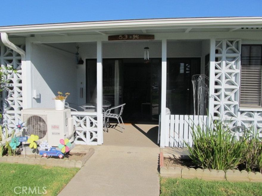 (Mutual 6 - 53H)(Carport 9, Space 54)

Lovely expanded 1 Bedroom; Bedroom expanded with sitting room at end of bedroom; slider to patio; Remodeled kitchen and bath; Extra closet space in bedroom;  Views all around; Fabulous greenbelt; Two Heat Pumps; A "Must See".





SENIOR COMMUNITY OFFERS THE FOLLOWING AMENITIES: 9 Hole Golf Course, Swimming Pool, Jacuzzi, Gym, Table Tennis, Shuffleboard, Billiards, Pickle Ball and Bocce Ball courts. Amphitheater, 6 Club houses featuring: Exercise Gym, Art Room, Sewing, Crafts, Woodshops, Lapidary, Pool tables; Over 200 Clubs, LWSB is a Security-Guard-Gated Community. Also, Library, Friends of Library Bookstore, Credit Union, Health Care Center, Pharmacy), Post Office and Café.