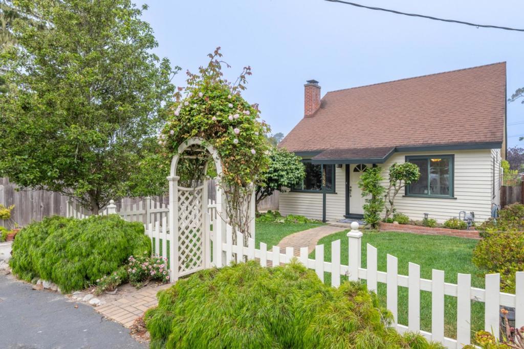 Charming 4-bed, 1-bath Cape Cod in Pacific Grove's coveted school district! This beautifully updated home features granite and marble counters, newly refinished hardwood floors, and a freshly painted interior. The refreshed bathroom adds modern comfort, while extra storage off an upstairs bedroom maximizes space or maybe you will use it as a hobby room or office. Enjoy an attached garage and ample off-street parking. The manicured front and back yards are sure to please with a composite deck add to your entertaining needs. Perfectly blending classic style with contemporary upgrades, this home is ideal for those seeking coastal charm and convenience in Pacific Grove.