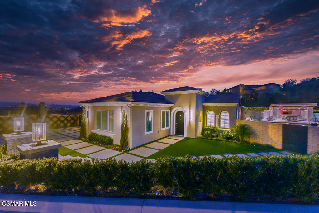 Experience resort-style living on this rare flagship lot spanning over .61 acres in one of California's safest cities. This custom-built, single-story dream home offers 3,097 sq ft of thoughtfully designed living space featuring 4 bedrooms and 3.5 bathrooms -- all finished with top-of-the-line upgrades.Step inside to discover an expansive primary suite with a massive spa-inspired bathroom and custom walk-in closet, your own steam room for ultimate relaxation, and a wine cellar perfect for the entertainer at heart.Enjoy the best of both worlds: the elegance and privacy of Calabasas-style living -- but without the Calabasas price tag -- and just 40 miles from Los Angeles. Features & Highlights: Private gated entrance with exclusive 6-car driveway Spacious 3-car garage Resort-style backyard, ideal for entertaining with pool and separate spa Modern smart home system: security cameras, automation & more Solar panels for energy efficiency Located in a small-town community vibe with top-rated schools Enjoy extreme privacy while being close to everything you needA must-see property that truly has it all -- luxury, privacy, and convenience. Schedule your private tour today and make your dream home a reality!