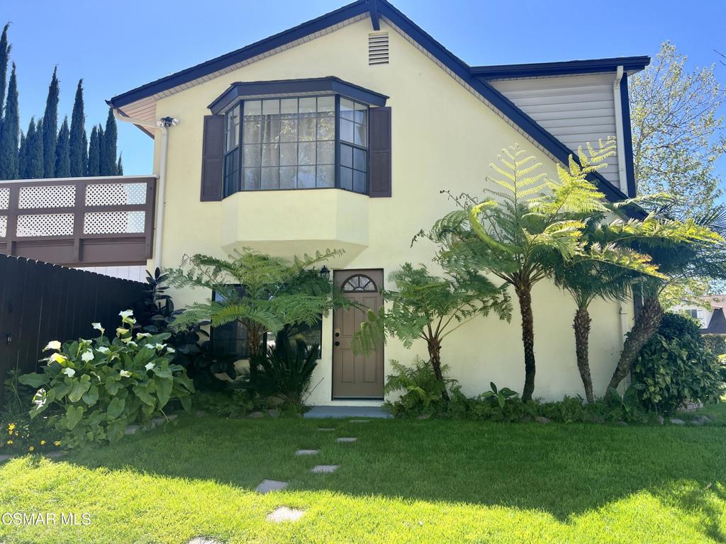 Welcome to this delightful ADU that feels like a small home! With a separate entrance and a private patio enclosed by a gate leading to the front yard, this unit offers the perfect blend of privacy and charm. Enjoy the lush grass area in front, ideal for relaxing evenings. Inside, you'll find a cozy one-bedroom, one-bath layout, featuring a kitchen equipped with a refrigerator, gas cooktop, microwave, and a pantry area. The unit also includes a washer and dryer. The spacious living room and bedroom, with two large closets and a slider to the back patio with an additional gate exit, provide ample living space. Located close to shopping, restaurants, and the picturesque Rancho Simi Park Lake, this ADU offers easy access to the 118 Freeway for a smooth commute. Come and experience the warmth and charm of this wonderful community.