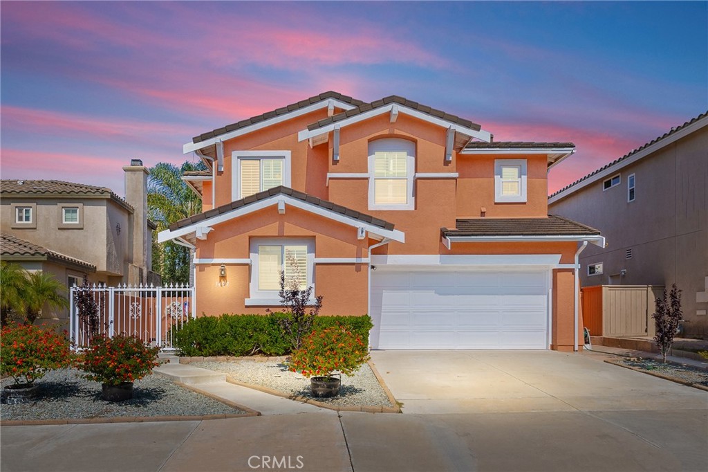 Beautiful luxury two-story home in the highly desired Eastlake Vistas, offering upscale living, lots of recreation opportunities, wonderful HOA amenities, great schools & short commutes! Located on a quiet street, this great home offers 4 bedrooms, 2 ¾ baths with a bedroom and bath downstairs for your guests or inlaws. The kitchen features stainless appliances, granite counters a pantry & an island, & flows directly into the Great Room with fireplace. There is direct access through a glass slider to the large, entertainers’ backyard where a wedding was recently held! The backyard provides great space for your outdoor projects & activities, with room for a new spa or new firering to enjoy! Upstairs, you will find a loft, the Primary Suite & 2 other ample bedrooms. The flooring in this home is ceramic tile & gorgeous hardwood floors in most rooms upstairs, with ceiling fans in many rooms in the home to accompany the cool breezes of Eastlake. Across the street is an access path to walk to the smaller of two Recreation Centers, featuring pools, spas and other amenities. The HOA fee is only $128 per month! .Located in the master association of Eastlake, ownership includes membership to the prestigious Eastlake Community Center w/ Olympic size swimming pool & tons of other amenities for its' residents. Located nearby Mountain Hawk Park & hiking trails, excellent schools for all ages, the Olympic Training Center & great local shopping, dining & entertainment options w/ the nearby 125 toll road for easy access; this home offers a vibrant, active lifestyle in one of Chula Vista’s most desirable neighborhoods. A true gem you won’t want to miss!