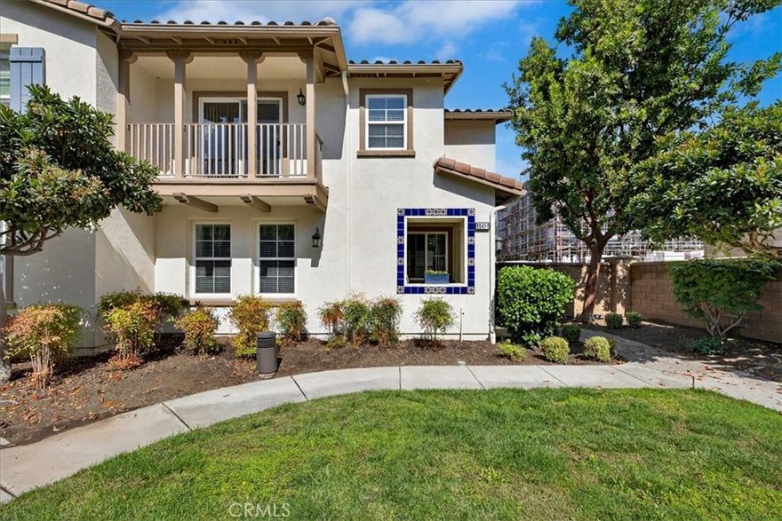 **PRICE IMPROVEMENT** Here is your opportunity to get yourself a end-unit condominium with a generous private outdoor backyard space, super hard to find. The floorplan is open, offering 1815 ft with 3 generous bedrooms and 2.5 bathrooms, a large kitchen with tons of cabinets and storage and open to the family room with a fireplace. The "hard to come by" large backyard area is perfect for little ones to play, ideal for entertaining or relaxing, The community offers plenty of amenities such as a pool, spa, and fitness center, Kids play area, and a vineyard. Don't miss your chance to get a great home in a great neighborhood.  Motivated seller!