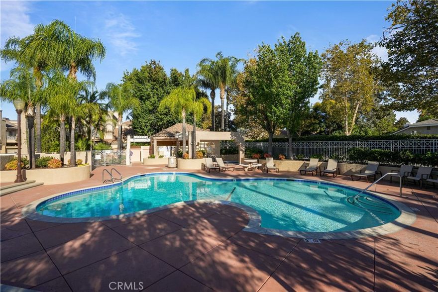 FHA and VA Approved and warrantable! Valencia Santa Fe condo right in the heart of Santa Clarita near McBean Pkwy and Valencia Blvd! Upper and corner unit! Featuring 2 bedrooms plus 2 full bathrooms, indoor washer and dryer, central air and heating, and a fireplace in the living room. In September 2025 newly installed Quartz countertops and sinks in the Kitchen and bathroom vanities, and newly installed toilets. In 2023 installed a newer AC unit. Stainless steel appliances in the Kitchen and sink. All appliances will be included. Matured trees in the front of your balcony creates a natural green privacy. Convenient location in front of the main road Del Monte Drive, great for catching good parking for yourself or visitors. Short distance to the complex pool, spa, and the infamous Valencia paseo’s, schools, parks and shopping centers! The HOA amenities include city water, trash, 3 pools, spa, landscaping, roof and exterior maintenance.