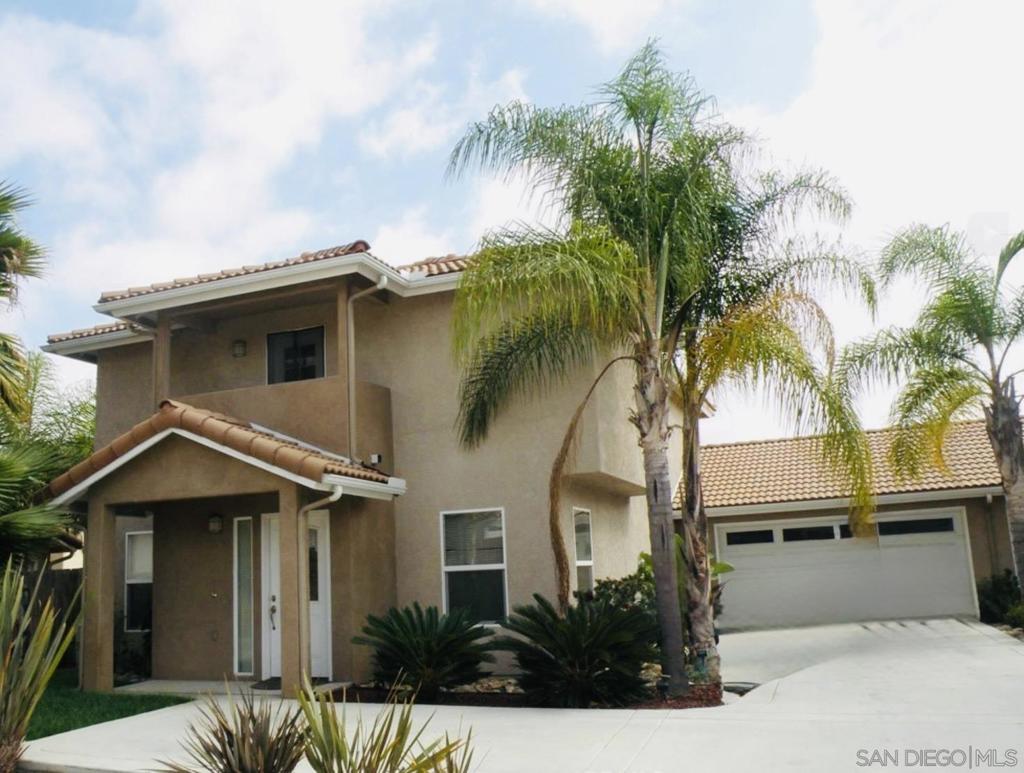 2-story home conveniently and centrally located. Quick access to both I-5 and I-805 freeways. This spacious residence offers three bedrooms upstairs plus a downstairs office/optional 4th bedroom, along with two full bathrooms upstairs and a half bath on the main level. The interior features travertine tile flooring throughout the first floor, carpet upstairs, and a kitchen with stainless steel appliances that opens to a generous dining area. Well-located home with plenty of space for today’s lifestyle.
