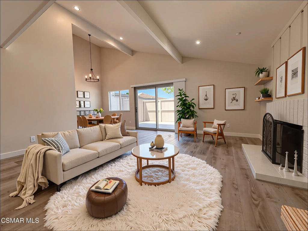 Don't miss this incredible opportunity to own a seldom available two-bedroom condominium in the sought-after Orchard Lane community. This turnkey property has been beautifully renovated and features valuable system upgrades including a brand-new furnace, all-new ducting, and a new tankless water heater for improved energy efficiency and comfort. Inside, you'll find vaulted ceilings and new wood-like flooring throughout, creating a bright and airy feel. The kitchen and bathrooms have been tastefully updated with quartz countertops, shaker-style cabinetry, and a designer tile backsplash, offering a clean, modern aesthetic. Enjoy effortless indoor-outdoor living with a spacious private patio just off the main living and dining area--ideal for entertaining or simply relaxing in the coastal breeze. Additional highlights include an in-unit laundry room and a private single-car garage. The well-maintained Orchard Lane community offers a pool and spa, RV parking, and a prime location just minutes from The Esplanade, The Collection at RiverPark, and a wide range of shopping, dining, and entertainment options.
