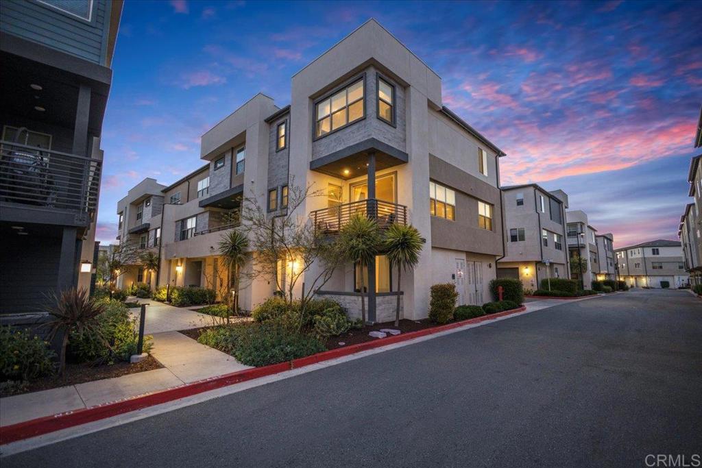 A 4 bedrooms and 3.5 bathrooms, NO CARPET, ALL FLOORS UPGRADED. Included Appliances: Refrigerator, Washer & dryer adding convenience & value. Step into this beautiful, tri-level townhome, where modern design meets ultimate comfort. This home offers the perfect blend of style and functionality and ample space for today's homeowner. The main living area offers an Open-concept layout, perfect for entertaining and family gatherings. Kitchen: Trendy white shaker cabinets, quartz countertops, pantry, & stainless steel appliances! Convenient Layout: 1 full bedroom & 1 full bathroom with balcony, on the first floor. Located in a desirable Boulevard at Millenia neighborhood, this townhome offers the perfect blend of contemporary design and practical living. Primary Suite: The primary bedroom features dual sinks and generous closet space (walk in closet). Enjoy Community Pool, walking distance dog park, children's playground, Millenia Park, Millenia Stylus Park, and Metro Park. Just a few minutes away from Millenia Commons, Otay Ranch Town Center and Millennium Place offering a variety of shops, restaurants and home essentials. Original Owners: This home has been well maintained by the owner.