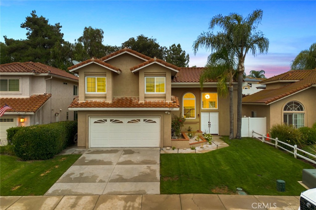 This home offers confidence, comfort, and convenience with a truly move-in-ready design, where every detail has been thoughtfully upgraded. Located within walking distance of the Award-winning Chaparral High School, the Promenade Temecula Mall, and just minutes’ driving distance from the I-15 Freeway — making this the perfect home for a commuter — and just minutes from the famous Temecula Wine Country and Old Town Temecula. As you read this, ask yourself this question: Why worry about future projects? This home showcases professional renovations with some of the finest finishes available. Welcome to your new home — step through the double door entry and be greeted by a freshly painted interior, soaring ceilings, and modern chandeliers that set the tone. The Sweeping staircase features custom-detailed bullnoses, and the house boasts all-new dual-pane windows throughout. We know the Kitchen is the heart of every home — here, I present to you a true Masterpiece with custom hand-selected cabinetry and knobs, Quartzite REAL natural stone countertops, stainless steel LG appliances, and a designer sink and faucet with finishing touches. The family room includes a quartzite stone fireplace surround. We are not only speaking Custom, We are speaking about Flow — Open, Inviting, and Connected. Upstairs, you’ll find all bedrooms, each appointed with fandeliers and custom closet shelving. The upgrades continue with new interior doors throughout the home and updated GFCIs for a modern finish. Bathrooms have been fully renovated with new tiling, marble vanities for luxury, modern faucets, new plumbing throughout, new toilets, and new exhaust fans. In the Heat of the Summer months, don't fret, enjoy a NEW HVAC system with a thermostat plus a NEW water heater. Enjoy a two-car garage, open floor plan, and patio overlooking a pool-sized backyard with new green sod. The exterior also includes drought-tolerant landscaping, a new irrigation system, decorative white stone, and a waterfall entry feature.