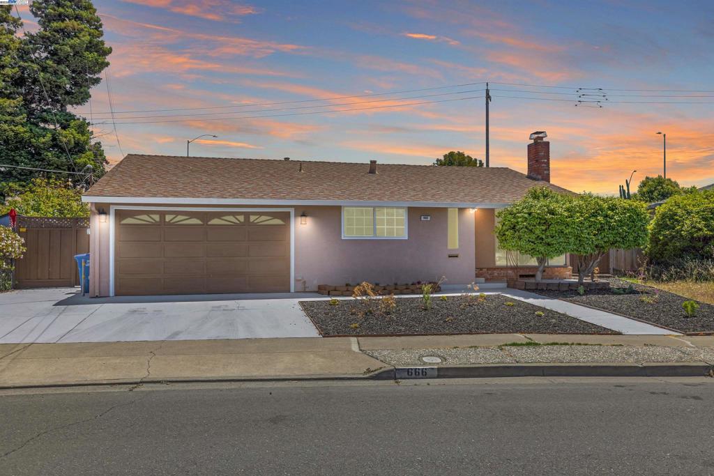 Welcome to 666 Bluefield Lane, a charming home nestled in the heart of Hayward. This beautifully maintained residence features updated bathrooms and refinished floors that blend modern style with classic comfort. Step outside to a spacious yard, perfect for entertaining, gardening, or simply relaxing in your own private outdoor retreat. Conveniently located near shopping, dining, and entertainment, you'll also enjoy easy access to major freeways and bridges, making commuting a breeze. Don’t miss the opportunity to own this move-in ready gem in a prime Hayward location! OH on 6/28-6/29, 2-4pm.