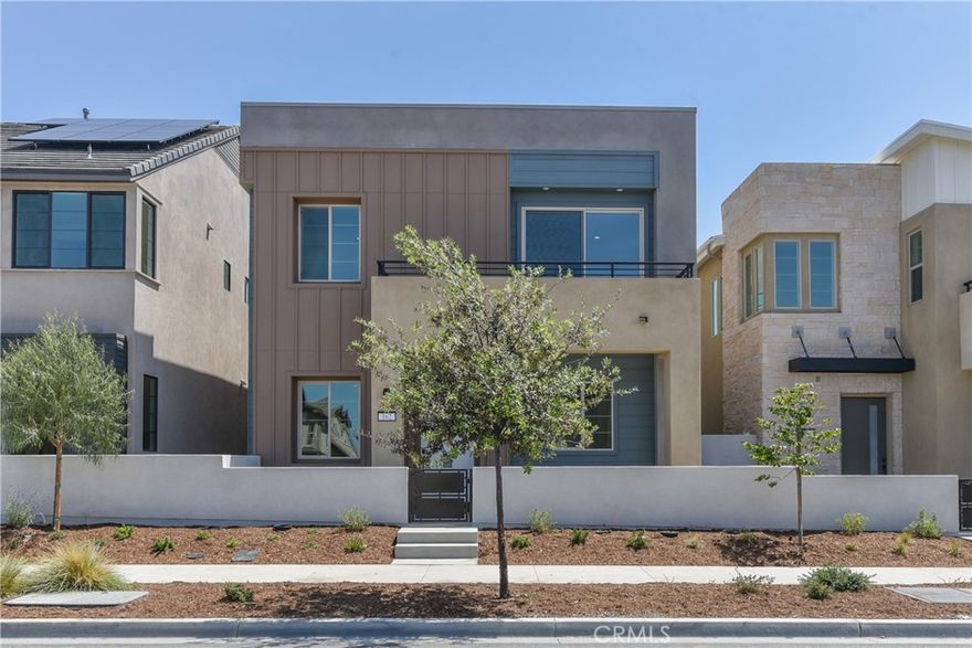 Beautiful contemporary style home in the Great Park community, Washer, Dryer and Refrigerator included. Beautiful wood flooring throughout, high-end upgrade modern kitchen with stainless steel appliances, large modern quartz island with breakfast bar, and elegant to the ceiling cabinets. The upstairs Loft area gives you tons of options with space for relaxing, studying, or playing! A balcony is included in Master Bedroom. Enjoy the vast amenities that Great Park has to offer, a junior Olympic size pool, basket courts, playground, park, and multiple BBQ grills. Award-winning top-ranked public schools, walking distance to Portola high school and new Solis Park Elementary School. You will also be in close proximity to Spectrum Center: world-class shopping, dining, and entertainment. Approx. 4 miles to Irvine Spectrum, 12 miles to UC Irvine, South Coast Plaza, and Santa Ana Airport, and 14 miles to Laguna Beach. You will LOVE living in the city of Irvine; which has ranked top 10 in the nation for safety, health, happiness, raising a family, starting a business, schools, and green infrastructure in 2022.