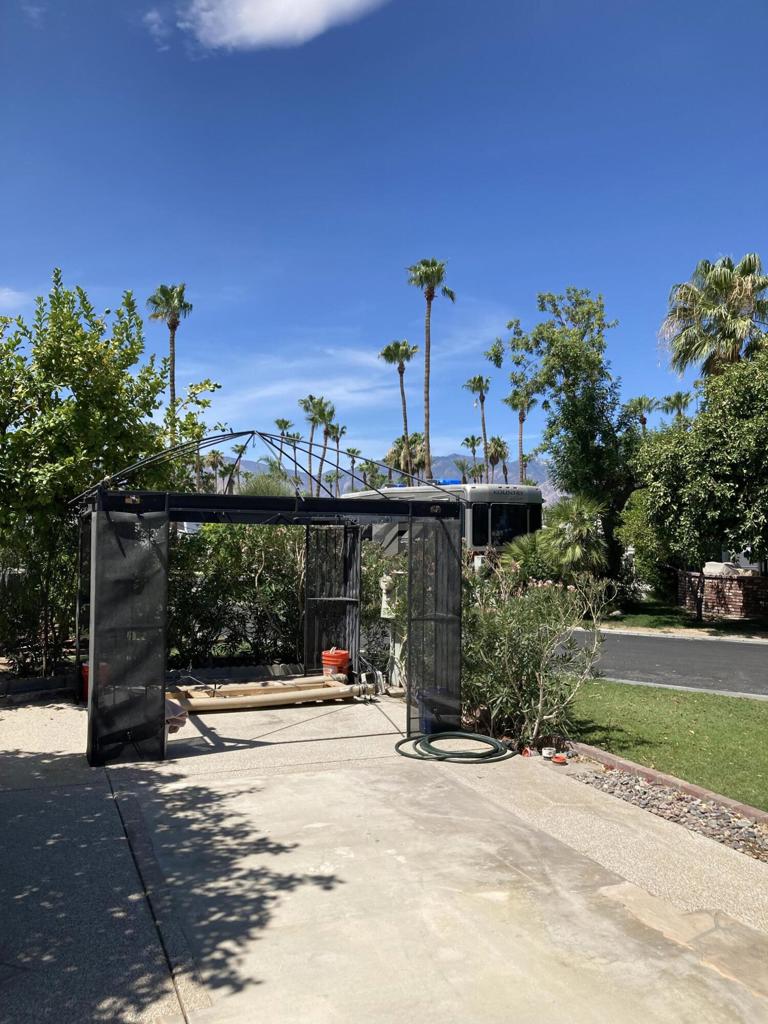 REDUCED PRICE Lot 535This exceptional corner lot features a charming gazebo and enjoys stunning palm tree views along the adjacent greenbelt. With its impressive history of generating substantial rental income over recent seasons, this property presents an attractive investment opportunity. Buyers are encouraged to act promptly to capitalize on this offer before the start of the upcoming season. As I always note, the summer months offer the most advantageous time to secure outstanding deals.*Golf cart excluded