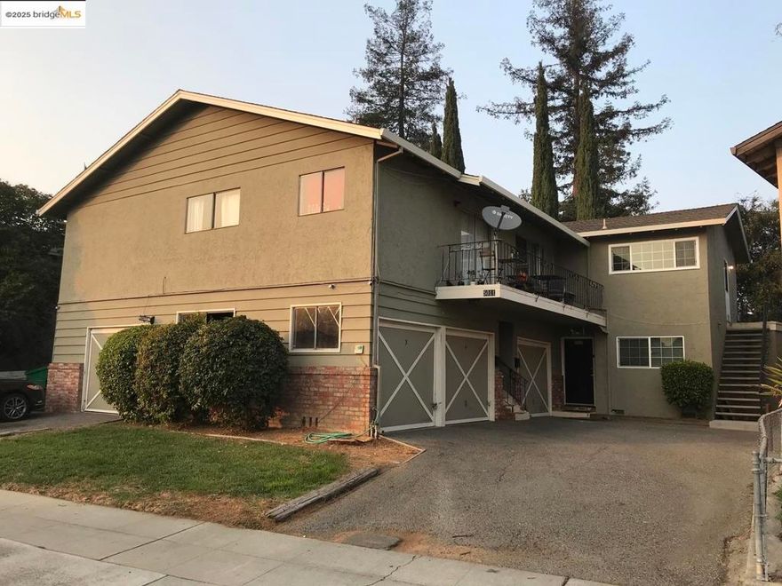 Great location with benefits of Cupertino Schools, easy commute to Hi Tech work, 280 FWY. Monthly Gross Rental Revenue $11,450 lowers ownership cost. Long term good tenants at near market rent. Award winning Cupertino schools. Ideal Unit mix 3BR 2BT (with Large private backyard), 3BR 1BT, and smaller units 2BR 1BT and 1BR 1BT with patios. John Mise Park and Mitty High School are nearby, Convenient to Lawrence Expressway, Highway 280, Stevens Creek Boulevard. Moments to Apple Spaceship Campus.Long term Owner / Property Manager can continue to manage at flat 5% of collected rent. Large 3BR unit on first (ground) floor, 3 units on Second floor. Ample street parking and surrounded by nice homes. . One units can be delivered for owner occupancy 30 days after COE. Prefer quick AS IS Sale