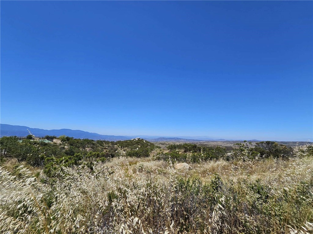 Ready to build your dream home? This beautiful lot with Panoramic views is ready to be your blank canvas, bring your horses, start a majestic garden, place a workshop or ??? With convenient access from Roan Way (cul-de-sac road) and Crazy Horse Canyon Dr the possibilities for this 2.77-acre lot are endless. Lot 1003 is within the prestigious Riverside Estates. Feel the tranquility, enjoy the fresh air and benefit from the low property taxes!!! With a 3,400 elevation you will benefit from occasional snow while still being 25 min from Temecula Wine country, 5 min from the Cahuilla Casino and all while being surrounded by an organized community within nature. Riverside Estates has a 55-acre man-made fishing lake, a boat dock, a 3,500' lighted airstrip(54CL), community center, BBQ, playground, basket and volleyball court, equestrian center, pool that's been recently renovated, cabanas, sports courts, association-maintained roads, private security and gated secure entry. Also benefit from the onsite fire department.