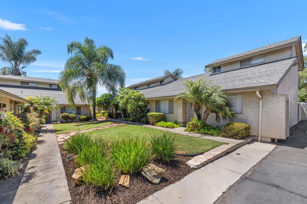 Tucked into the charming neighborhood of Rolando Village, this thoughtfully designed 3 bed, 2 bath townhouse blends comfort, style, and ease of living. The spacious living area flows into the kitchen and opens to a large private patio, an ideal space for outdoor dining or quiet relaxation. Upstairs, the serene primary suite offers a true retreat, while in-unit laundry and two assigned parking spots add everyday convenience. Set within a peaceful, well-maintained complex, this home is a rare find in a beloved San Diego enclave.