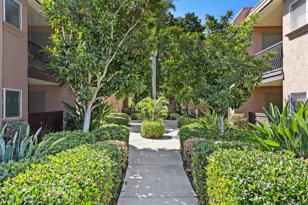 Welcome to this quiet downstairs unit with green tree-lined views, ideally situated in Oceanside’s La Estancia community. This 2-bedroom, 1-bath home offers a functional layout featuring granite countertops in the kitchen and a dining area that opens to a private fenced patio, ideal for BBQ's and relaxing. Enjoy the ease of in-unit laundry, stackable washer/dryer convey. The home also includes two parking spaces (one covered, one assigned). Perfectly situated just minutes from shops, restaurants, bike trails and beaches, with quick access to Downtown Oceanside and the 5 and 76 freeways. This property is an excellent choice for both personal living or investment.