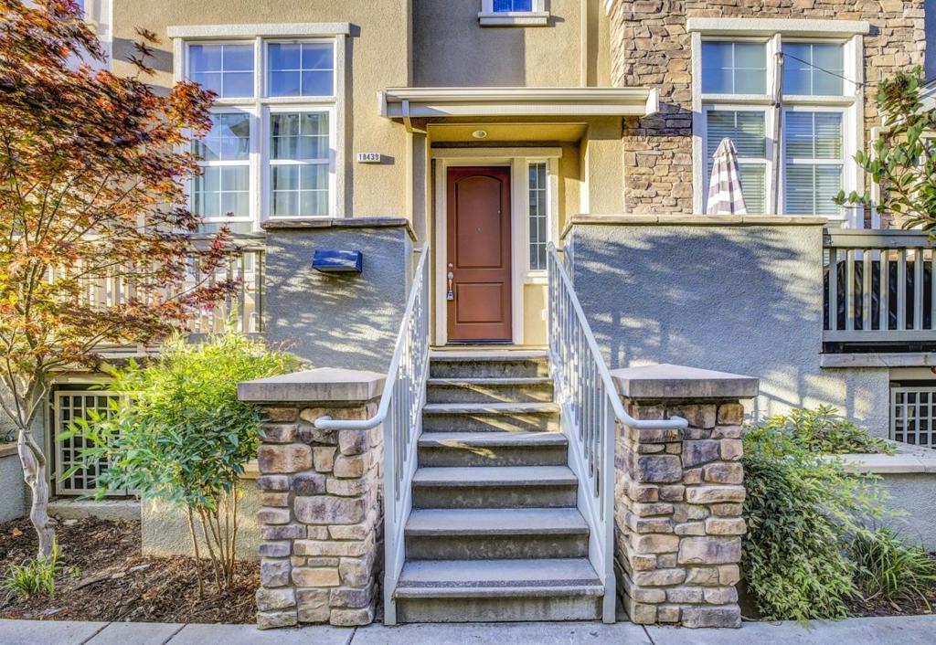 Welcome to 18439 Jade Lane a warm and inviting home tucked in the quiet back corner of the community, offering more privacy and easy access to extra parking. Located in North Morgan Hill, just minutes from San Jose, this 2-bedroom, 2.5-bath townhome is a standout at this price point. Step inside to soaring ceilings in the living room, an open layout through the dining and family areas, and a kitchen featuring a gas stove ideal for everyday cooking and entertaining. Upstairs, both bedrooms have ensuite full baths, and there's a guest half bath downstairs. There is access to a pool, spa, clubhouse, playground, and sports courts, along with BBQ and picnic areas perfect for relaxing or gathering with friends as part of the Madrone Plaza community. Commuters will love the proximity to Highway 101 and Caltrain, and just minutes to downtown Morgan Hill's shops, restaurants, and wineries. Offered at an attractive price and available only to buyers who meet affordable housing income limits, this is an amazing opportunity to own a well-located home with comfort, convenience, and value.