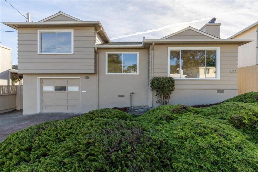 This charming home is located in the most desirable Winston Manor neighborhood of South San Francisco. Enjoy the close proximity to BART, Kaiser Medical Offices, Serramonte Center, Costco, Trader Joes, Genentech/Roche and other Biotech companies. Access to Highway 101 & 280 for easy commute to San Francisco and Silicon Valley are just a few minutes away. This bright and inviting home blends comfort and convenience. The living room, dining room, kitchen and 3 Bedrooms have new LVT flooring ready for moving in. The home boasts new interior and exterior paint with new light fixtures. Enjoy outdoor living and entertaining in the fenced backyard with a patio and mature trees. There is a one car attached garage with a laundry area for convenience. Year Built 1952.