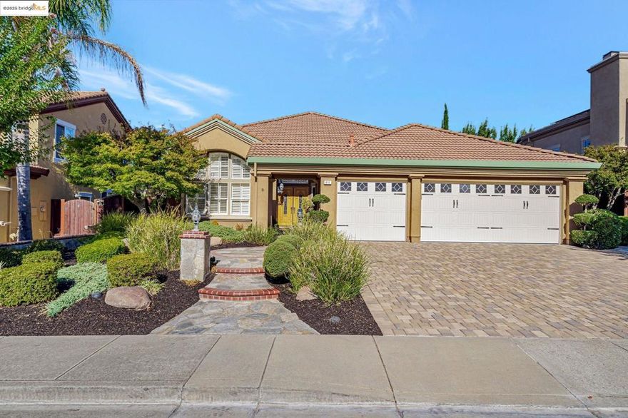 Nestled in a charming and well-established community, this beautifully maintained single-story residence offers an exceptional lifestyle in one of the most desirable areas of San Ramon. Ideally located near scenic parks, this home provides easy access to a wealth of outdoor recreational options. You will appreciate the quick access to the I-580/680 freeways, while families will value the proximity to award-winning, top-rated schools within the excellent San Ramon School District. The recently developed San Ramon City Center—featuring a variety of upscale shops, restaurants, and a state-of-the-art movie complex—offers a vibrant hub for entertainment and socializing. The nearby San Ramon Central Park provides a dynamic space for community events and recreation. Interior-wise, new paint and LVP throughout. Curb appeal is immediately apparent thanks to the elegant paver driveway and flagstone pathways. Inside, the home features a custom-built TV cabinet in the family room, offering both functionality and style. Additionally, the third-car garage has been thoughtfully converted into a spacious storage area, providing ample room for organization and flexibility. This property is truly turn-key—move-in ready and waiting for you to make it your own. Open house 10/12