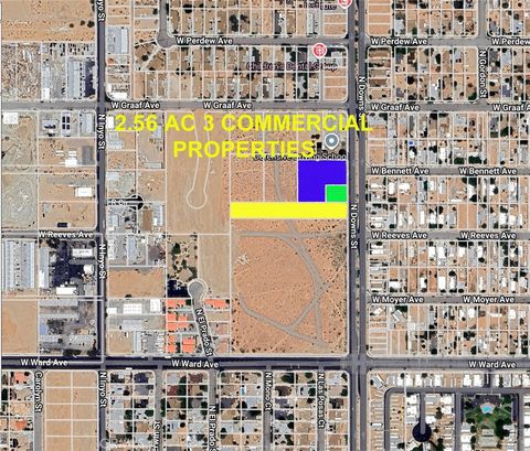 Photo of 0 3 Commercial Properties N. Downs Street, Ridgecrest, CA 93555 (MLS # SR25221456)