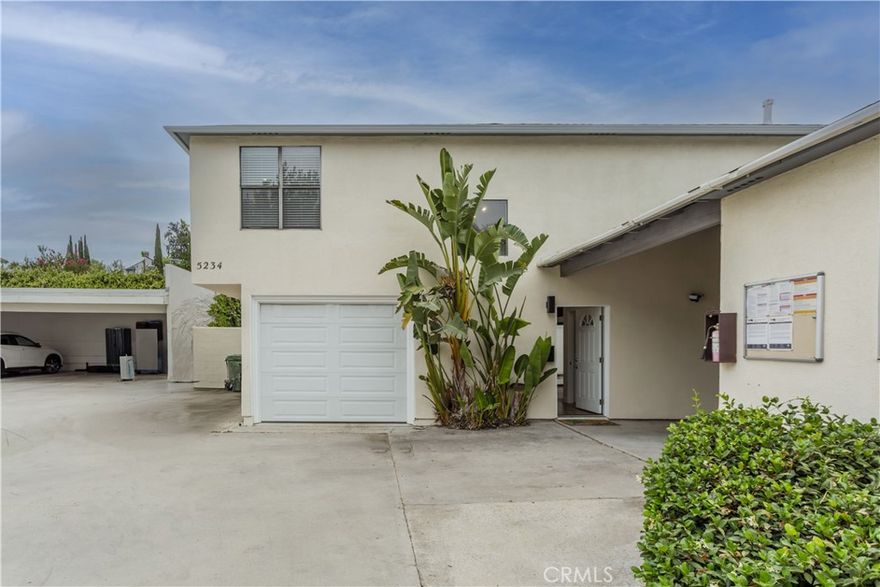 Charming attach house part of a duplex, this property has 3 bedrooms upstairs and 1- and 1/2-bathrooms total, it's Just been remodeled with all new paint, new flooring, complete new kitchen, including cabinets, quartz countertop, new appliance including gas stove, dishwasher and refrigerator, separate laundry room, bathrooms have been completely remodeled as well, new tub, double sinks, toilets, new central air and heating, large privet back yard great for parties and BBQ, one car garage and one enclosed carport.. you will miss this beautiful property once it's gone ..