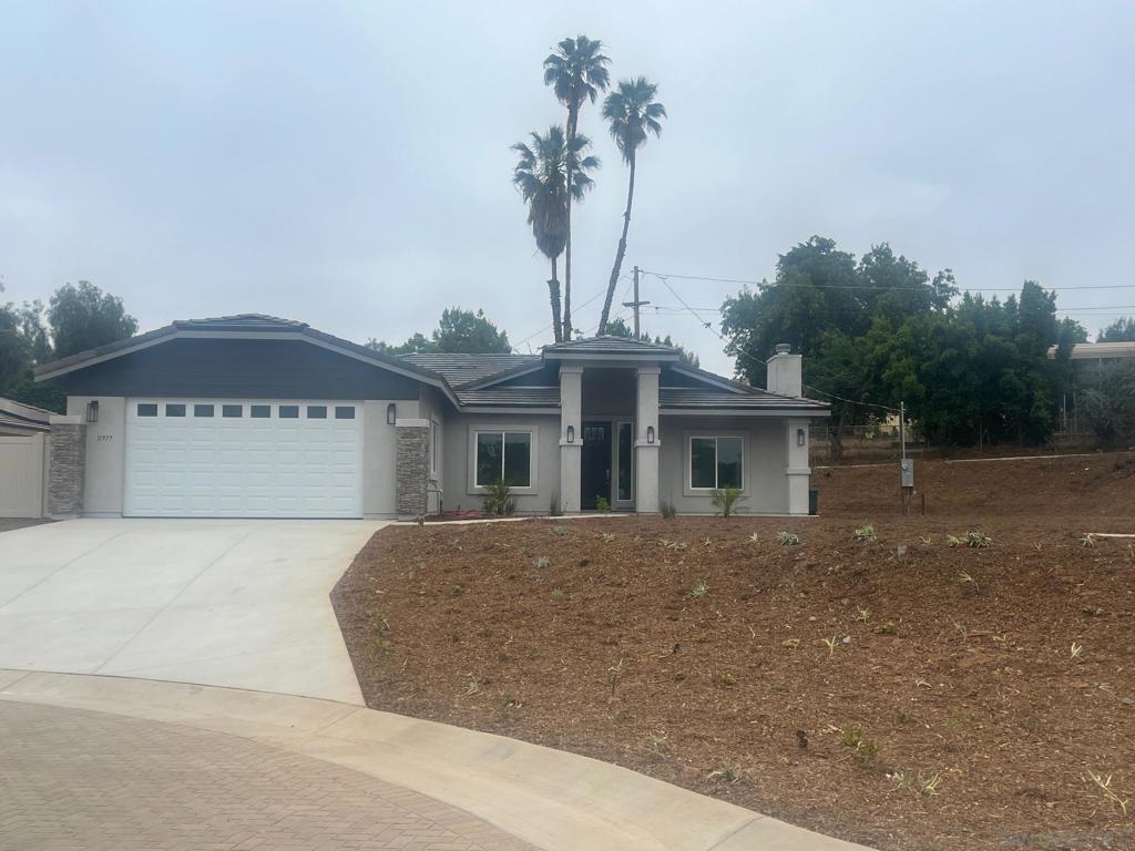 Brand New Single Story home on a large 14000 square foot lot! 4 Bedrooms, 2 baths open floor plan with vaulted ceilings. Open kitchen features Quartz counters, large center Island, stainless steel GE appliances, pendant lighting, step in Pantry abundant cabinets. Open living area with a custom fire place, slider door to large pool sized back yard. Custom Master with walk in and second closet. Custom bath with beautifully tiled shower. Inside laundry with full cabinetry. Oversized garage with natural light. Covered front porch. Vinyl fencing. Solar is owned. The large lot is perfect for an RV, pool , and ready for your buyers personal creativity. Quiet Cul De Sac, close to shopping, transportation and walking distance to Lakeside Middle School.