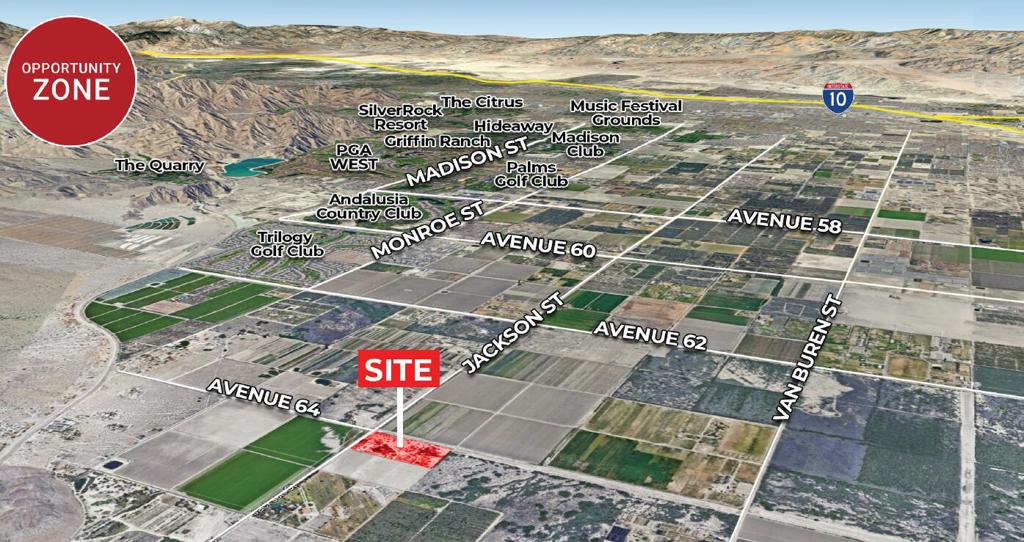 ■ Build Your Dream Estate in a Scenic Equestrian Community■ Panoramic views with open country setting■ Just moments away from renowned golf courses and country clubs, including Trilogy, Andalusia, The Palms, and PGA West■ Shop, dine, and explore, with easy access to shopping centers, restaurants, and recreational facilities in La Quinta■ Opportunity Zone - Benefit from potential tax incentives by investing in this sought-after area