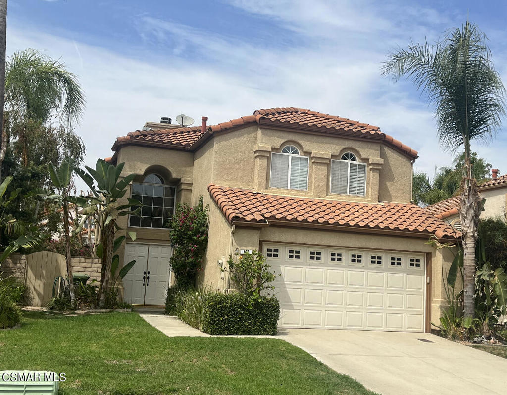 Beautiful two-story in the Wood Ranch community of West Simi! Hardwood and tiled flooring throughout the first floor, with carpet on stairs and up. High ceilings allow for plenty of natural light, and crown molding throughout. Kitchen boasts granite countertops and stainless appliances, opening nicely to quaint built-in breakfast nook. Family room features built-in media niche, surround sound and dual fireplace available to both family and living rooms. Upstairs to 3 bedrooms and 2 full bathrooms. Backyard complete with basketball court and patio area. Community offers pool and spa, while being conveniently located near parks, hiking trails and Wood Ranch Elementary School. A great place to call home!https://apply.link/eaTbQIg