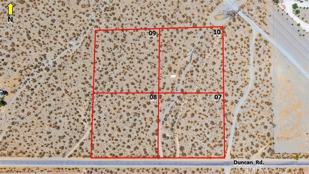 A rare and valuable opportunity awaits with this bundled 8.3-acre property located on Duncan Road in the growing community of Phelan, California. This package includes four contiguous parcels—measuring 1.92 acres, 2.27 acres, 1.92 acres, and 2.27 acres—being sold together, along with an additional 1.63-acre permitted and dedicated easement road that ensures secure and lasting access to the entire site.
The land is flat, open desert terrain with easy access and excellent development potential. Zoned as vacant land – residential, the property is ideal for housing development, agricultural use, storage, or a long-term investment in a region experiencing steady growth. Utilities are nearby (buyer to verify), and the property offers direct frontage on Duncan Rd, further enhancing accessibility and long-term value.
Parcels included: APNs 3098-241-07, 3098-241-08, 3098-241-09, and 3098-241-10 – all being sold together as a full package.
This is an outstanding opportunity for investors or developers looking for large, usable acreage in a high-desert area with increasing demand. With over eight acres of prime land and legal access already in place, this bundled offering provides both flexibility and significant upside potential.
Seller financing is available, making this a uniquely accessible opportunity for qualified buyers. Buyer and buyers agent to verify all, Seller makes no guarantees.