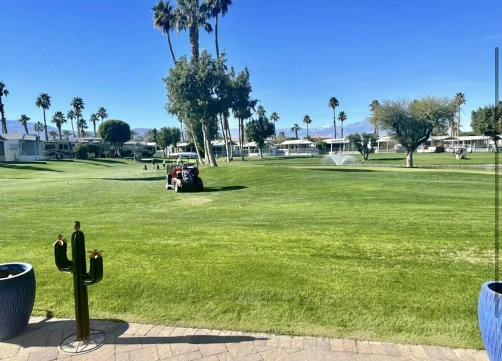 Locate on the Second Hole by the Green with wonderful views of the 3rd hole and 4th Tee Box, and the pond. The Mountains are are to the back of lot. Awesome fully developed RV Lot for Motor homes up to 45'. Comes with Tuff Shed, 2 Fire Tables, and patio furniture.Rancho Casa Blanca (RCB) features a beautifully landscaped 80-acre property with 801 individual Park Model homes/or RV sites, Two large clubhouses that function as social hubs & 4 satellite buildings with laundry facilities, mailboxes, heated pools & relaxing spas. As an owner you will enjoy FREE GOLF on your 18-hole par 3 golf course, a 9-hole putting course, 2 practice chipping/putting greens, 6 heated pools/spas, 2 tennis courts, 8 pickle ball courts, shuffleboard courts, horseshoe pitch, fitness center & over 60 Clubs & Classes. This park has a limit of 270 day occupancy (not consecutive) out of 365 calendar year.