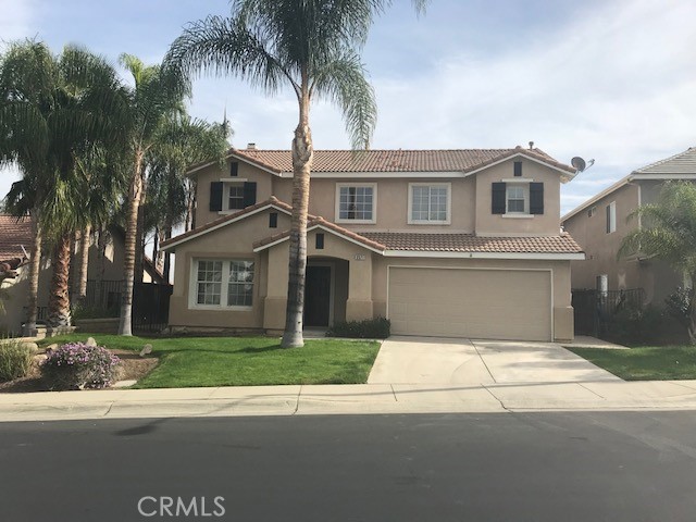 South Corona. Planned Community. Common Swimming Pool. Close to Citrus Intermediate School and Mountain Gate Park. Formal Living and Dining Room. Family Room with Fireplace. Open Kithen with Breakfast Bar. Eat in Kitchen area. Indoor Laundry room. Direct access to two car attached garage. Upstairs Bonus room, (was optional 4th bedroom). 2 and a half bath. Super sized Primary bedroom. Primary bath has double vanities, separate shower and tub and walk in closet. VIEW!! Porcelain Wood Looking tile throughout the downstairs. Covered patio. Gardening service and HOA Dues are included in rent.