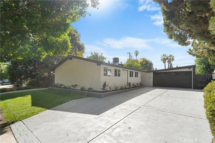 Welcome to 8223 Garden Grove Ave! This beautifully remodeled 4-bedroom, 2-bathroom home offers 1,540 sq ft of modern living in one of Reseda’s most desirable neighborhoods. Nestled at the end of a quiet cul-de-sac on a tree-lined street, this property perfectly balances comfort, style, and convenience.  Step inside to soaring vaulted ceilings and an open, light-filled floor plan. The home has been thoughtfully upgraded throughout with a brand-new kitchen, remodeled bathrooms, new flooring, new roof, and upgraded electrical panel—giving you peace of mind and move-in readiness.

The sleek kitchen features fresh cabinetry, quartz countertops, and stainless-steel appliances, while both bathrooms shine with contemporary finishes. The spacious living areas flow seamlessly, creating an inviting atmosphere for entertaining or everyday living. Outside, enjoy your own private oasis with a sparkling pool, ideal for summer gatherings and weekend relaxation. The cul-de-sac location ensures low traffic and added privacy, making it a wonderful setting for families.