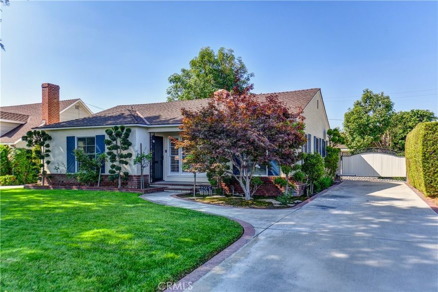 Welcome to 8627 Calmosa Avenue in Whittier — a beautifully maintained 3-bedroom, 2.5-bath home offering 1,671 sq. ft. of comfortable living space plus a rare 1,296 sq. ft. permitted 4-car garage and workshop that sets this property apart.



The garage is a dream setup for auto enthusiasts, hobbyists, or anyone needing serious workspace — complete with permitted bathroom, loft storage, workbench area, and an Eagle car lift included in the sale. With city clearance, this permitted structure could even be converted to an ADU for future living space or income potential.



Inside, the home is turnkey and freshly updated. Features include new interior paint, new carpet and tile flooring, updated bathrooms, and a large primary suite with built-in floor-to-ceiling custom cabinets and drawers. Enjoy a formal living room with fireplace, separate dining room, and a spacious family room that opens through a sliding door to the backyard and garage area. Large dine in kitchen that leads to step down service porch with laundry area.



Additional upgrades include copper plumbing, a 200-amp electrical panel, updated water main, central heating and air conditioning, Anderson dual-pane windows, ceiling fans, built-in entertainment cabinet in the family room, motorized blind on the family room sliding door, window shutters, newer water heater, scraped ceilings, recessed lighting, crown molding and remote controlled electric driveway gate.



This property offers the perfect blend of comfort, functionality, and serious garage potential — a rare find for buyers who value space, storage, and versatility.