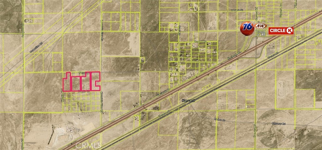 38870 Mountain View Rd, Newberry Springs, CA 92365
APN: 0539-051-07
For sale is 55+ acres of rural living zoned vacant land split into 25 separate lots at Mountain View Rd and Sonoma St. This lot had 25 parcel numbers but to lower the assessment/taxes the current owner put it back into one parcel number. You should be able to work with the county to put it back to 25 separate parcel numbers if you would like to sell them individually. The zoning allows one home per lot and with 25 different lots and with mobile homes allowed and the California overlay allowing 2 homes per lot, this can be 25 homesites or a 50 lot mobile home park. There is no need to replat this for a mobile home park because there are already 25 separate lots with street names. There are no utilities to the lot, thus a water well, low cost solar, and a() septic tank(s) will need to be utilized. Thus we priced this accordingly at $5,000 per lot.
GPS Coordinates:
NE Corner (Mountain View at Sonoma): 34.959188, -116.679653
SE Corner (Mountain View at Pueblo): 34.955758, -116.679598
SW Corner (Pueblo at Navajo): 34.955588, -116.687930
NW Corner (Sonoma & E of Navajo): 34.959073, -116.687154