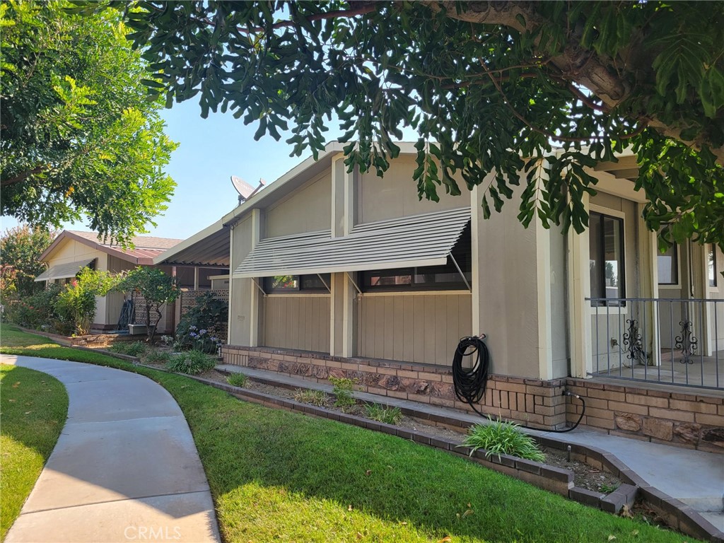 Senior Park Community 55+...Perfect opportunity to buy this beautiful updated home! This beautiful home features 2 bed / 2 full bath open floor plan, with laminate flooring throughout. A spacious living room features large windows allowing for plenty of natural light and a view of the lush greenbelt. The newly remodeled open concept kitchen features newer stainless-steel appliances, soft closing cabinets and beautiful quartz countertops. Just off the kitchen is the den which opens onto the patio area perfect for entertaining family and friends. The large master bedroom features two closets, in suite bath with dual sinks and tub shower combo. Located down the hall is the guest bedroom and full bath with walk in shower.
Extras include, updated energy efficient windows, ceiling fans, large custom storage shed. Look no further schedule a tour today!