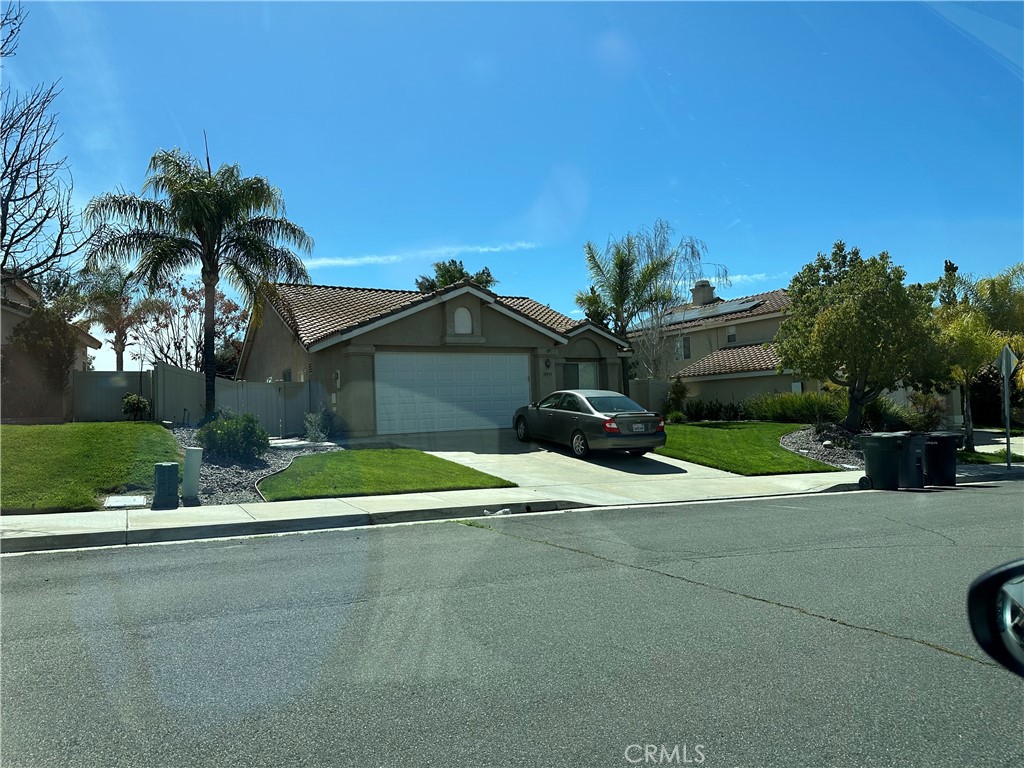 Cozy Single story home located in south Temecula. Upon entry, you're greeted by a formal living and dining room that flows seamlessly into the beautifully upgraded kitchen. An abundance of upgrades include luxury vinyl flooring in the main living areas and kitchen, a double freestanding stove and oven, and stainless steel appliances. The upgraded kitchen flows into a bright and airy family room, highlighted by a stunning stacked-stone fireplace that serves as a striking focal point. This home features 3 spacious bedrooms and 2 bathrooms with newer vanities and mirrors. Enjoy fantastic view from your private backyard with no rear neighbors. Low HOA and Low taxes!
