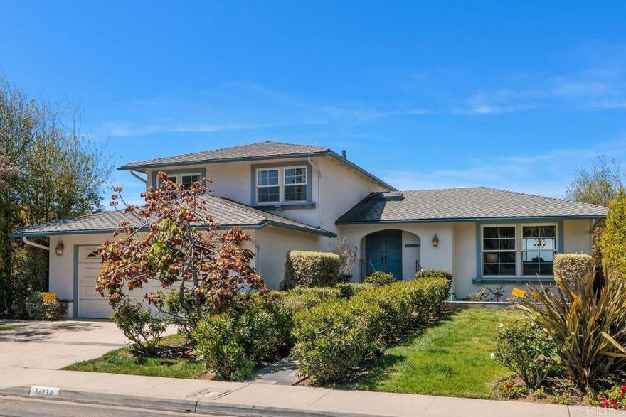 Located in the heart of Del Mar, this stunning single-family residence boasts impeccable design and breathtaking ocean and coastline views. Situated on an 8,000 sqft lot, this home features 3 bedrooms and 3 bathrooms, including two spacious bedroom suites on the upper level and one bedroom and bath on the first level. With two living rooms, a dining room, and an eat-in kitchen, this residence offers optimal space for entertaining and relaxation. The lush backyard includes lounge chairs, and multiple outdoor seating areas, as well as two backyard decks with stunning ocean views. Additionally, this home includes a large 2 car garage with plenty of storage. Conveniently located just a stone's throw from Torrey Pines Beach, downtown Del Mar, The Plaza, Del Mar Thoroughbred Club, and Powerhouse Park, this home is a must-see for those seeking the perfect blend of luxury and location.