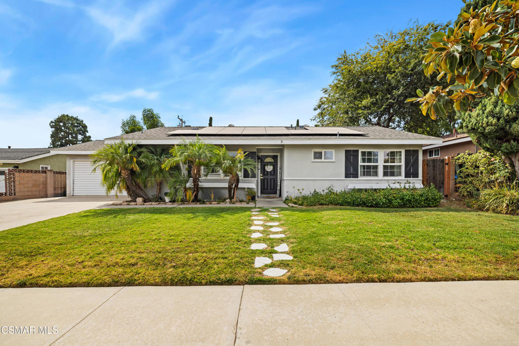 Welcome to 2149 Madrone Street, a beautifully refreshed single-story home nestled in the heart of charming Simi Valley. Built in 1961 and thoughtfully updated, this inviting residence offers three comfortable bedrooms and two full bathrooms spread across approximately 1,278 square feet of tastefully designed living space.Inside, new vinyl flooring flows seamlessly throughout, delivering a modern aesthetic that is both stylish and low-maintenance. The home's heart lies in its tastefully upgraded kitchen and bathrooms, reflecting a contemporary yet timeless design that respects the home's original architecture while providing enhanced functionality. A cozy fireplace anchors the living room, adding warmth and character, creating an atmosphere ideal for both relaxing evenings and lively gatherings. Natural light fills the interior, lending a bright, airy ambiance that accentuates the home's flow from room to room. Outside, a generous 6,969 square foot lot invites outdoor living, offering ample space for gatherings, gardening, or quiet enjoyment with a built-in above ground pool, a practical and fun addition that anchors the backyard and offers endless summertime enjoyment right at home.